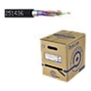 CABLE RESEAU F/UTP CAT5E INTERIEUR/EXTERIEUR 250M NOIR